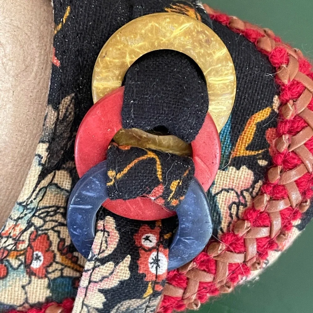 Festive colorful Boho Flats - Picture 6 of 9